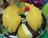 Foto langkah ke 16 dari resep Pudding Busa Jeruk Lapis Coklat.