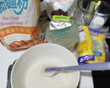 Foto langkah ke 1 dari resep Choco Cheese Bread (from discard sourdough).