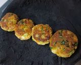 A picture of step 3 of Low-Oil Healthy Moong Patties.