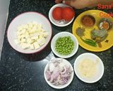மட்டர் பனீர் 😋 பஞ்சாபி ரெசிபி (Mutter Paneer Recipe in Tamil) ரெசிபி ஸ்டேப் 1 புகைப்படம்