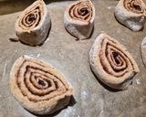 Vegán cukormentes teljes kiőrlésű kakaós csiga recept fázis 4 fotója