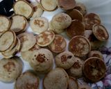 A picture of step 5 of Mini banana pancakes#+3 ingredientchallenge.