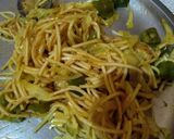 A picture of step 1 of Chowmin.