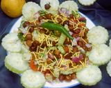 A picture of step 3 of Chana Chaat.