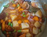 A picture of step 5 of Spicy thick vegetable stew.