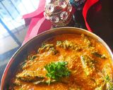 A picture of step 5 of Bhindi ka salan.