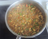 A picture of step 3 of Mushroom Veg Masala.