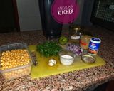 A picture of step 1 of Falafels.