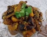 Stir fry Baingan aloo recipe step 6 photo