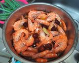 A picture of step 4 of Shaoxing Drunken Shrimp.