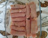 A picture of step 3 of Pork Loin Roll-Ups alla 'Beccafico'.
