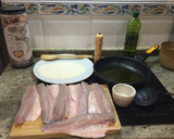 Foto del paso 2 de la receta: Lubina de ración frita con vinagreta