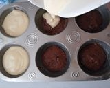 A picture of step 6 of Keto Brownie Cheesecake 🍫🧀.