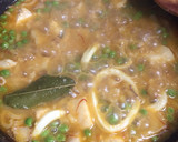 Foto del paso 2 de la receta: Fideuá con pescado y guisantes