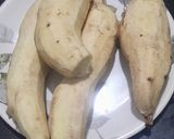 A picture of step 1 of Sweet Potato kheer.