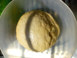Trenza rellena de queso crema