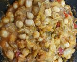 Foto del paso 2 de la receta: Berenjenas rellenas de pisto con garbanzos