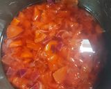A picture of step 1 of Tomato 🍅carrot 🥕beetroot soup.
