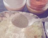 A picture of step 1 of 3 spices potato balls.