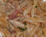 A picture of step 3 of Masala pasta.
