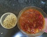A picture of step 3 of Tomato fennal sweet chutney.