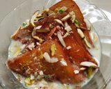 A picture of step 5 of Shahi tukda.