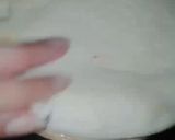 A picture of step 4 of Shawarma sandwich.