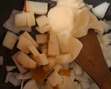 Lecsó sonkával,szalonnával,tojással 🧅🫑🍅🥓🥩🥚🍞 recept fázis 1 fotója