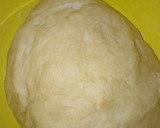 A picture of step 1 of Ring soft bread.