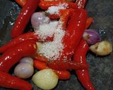 Foto langkah ke 3 dari resep Tempe Penyet Sambal Kencur Kemangi (khas Jawa Timur).
