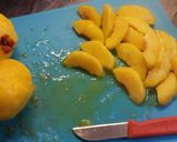 Őszibarackos-pudingos pite / Pie mit Pfirsich und Pudding recept fázis 4 fotója