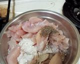 Foto langkah ke 4 dari resep Jumat berkah (Nasi Putih,Capcay Goreng,Chicken Strip).