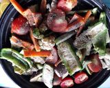 A picture of step 2 of Baked veggie less oil recipe.