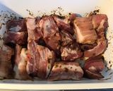 Une image de l'étape 4 de Travers de porc marinés algues citron soja grillés à la plancha.