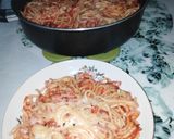 Pas rețetă Spaghete cu șuncă presată și cașcaval 3 fotografie
