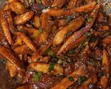 A picture of step 6 of Honey Chilli Potato.