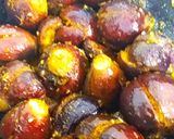 A picture of step 3 of Stuffed Brinjal.
