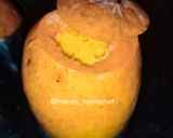 A picture of step 4 of Stuffed Mango kulfi.