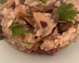 Foto del paso 6 de la receta: Risotto de jamón ibérico y setas