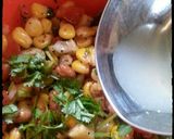 A picture of step 6 of Barbeque tangy corn chaat.