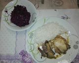 Sült csirkecomb gombával, sonkával recept fázis 3 fotója