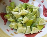 A picture of step 3 of Organic Lime Extract.