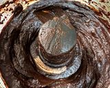 Foto langkah ke 12 dari resep Bolu Coklat Kurma (Tepung Almond) Gluten Free.