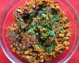 A picture of step 4 of Sprouts Moong Subji.