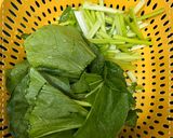 炒小松菜（油水炒法）的食譜步驟1照片
