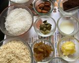 A picture of step 1 of Kesari Bhat.