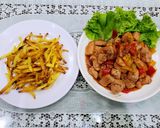 Hình bước làm 4 của món Cá ngừ đại dương lúc lắc