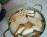 A picture of step 1 of Filierted yam.