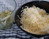 Foto langkah ke 4 dari resep NAAN BREAD x Cheese Crust Excelso Hack 💜.
