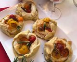 Une image de l'étape 5 de Mini tartes rustiques tomates cerises et chèvre.